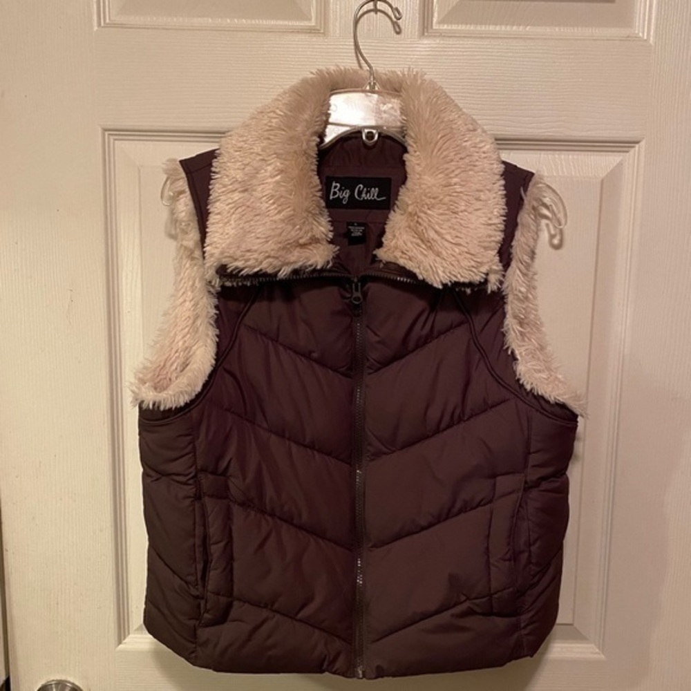 Big Chill Brown Vest with Cream Lining